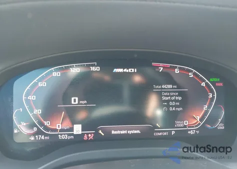 2020 BMW X3 M40I from USA, damaged, VIN 5UXTY9C01L9D69716